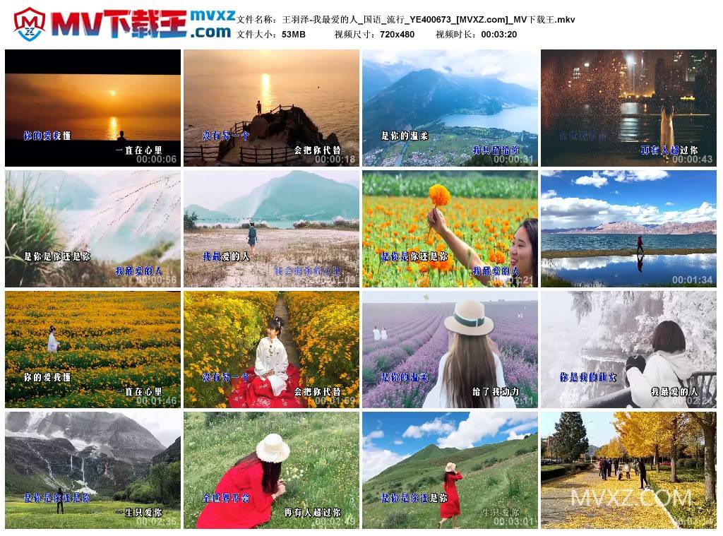 王羽泽-我最爱的人_国语_流行_YE400673